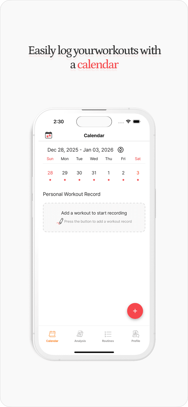 HealthLog App Screenshot 1